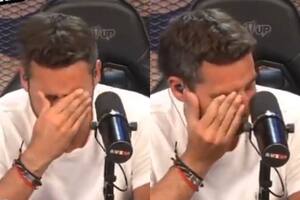 Nico Occhiato se quebró en vivo tras la revelación de una médium (Captura: Luzu)