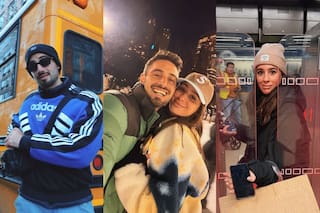 Los días de Nico Occhiato y Flor Jazmín en Nueva York: nieve, patinaje sobre hielo y mucho amor