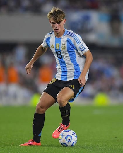 Nico Paz ya es considerado como la nueva joya de la Selección (Foto: Instagram @nicopaz1o)