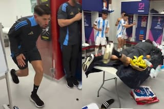 El utilero de la selección argentina celebró como en Qatar el pase a la final del Mundial Sub 20
