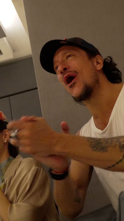 Nico Vázquez en una de las audiciones para descubrir a la protagonista de Annie