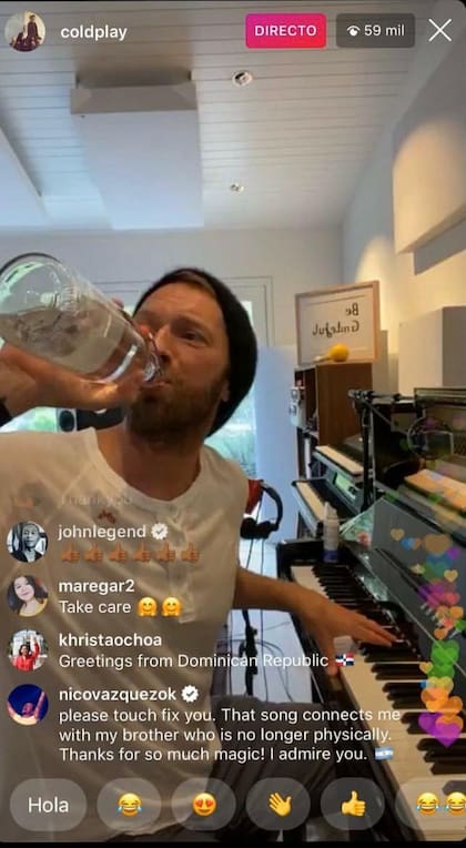 Nico Vázquez le pidió una canción para su hermano