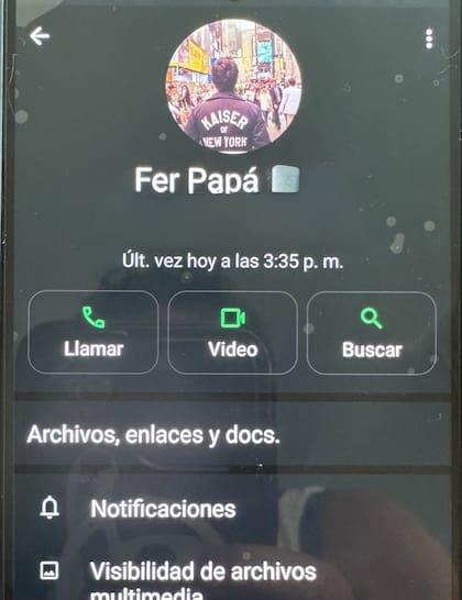 Nico Vázquez reveló que su padre tiene la foto de Santiago en Nueva York en WhatsApp (Foto: Instagram @nicovazquezok)