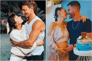 Nico Vázquez y Gime Accardi se reunieron con Julieta Nair Calvo y Andrés Rolando antes del nacimiento de Valentino (Foto: Instagram)