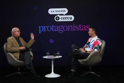 Nico Vázquez y Pablo Sirvén durante el ciclo exclusivo para subscriptores de LA NACION