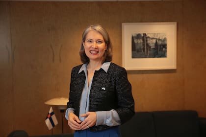 Nicola Lill Lindertz, embajadora de Finlandia en la Argentina