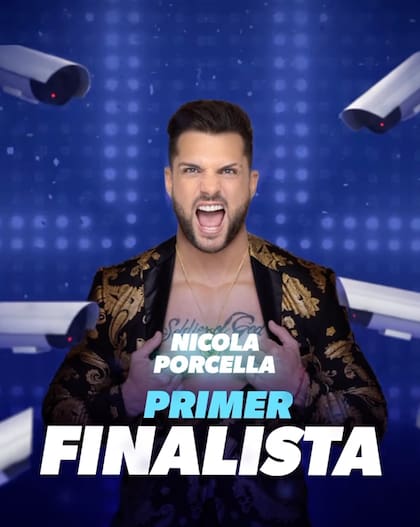 Nicola Porcella es el primera finalista de La casa de los famosos