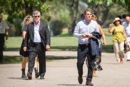 Nicolás Braun, amigo de la familia, estuvo entre los que dijeron presente.