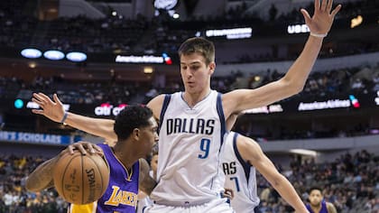 Nicolás Brussino, en acción