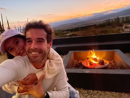 Nicolás Cabré festejó su cumpleaños junto a su hija Rufina