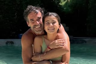El tierno reencuentro de Nicolás Cabré con su hija Rufina tras su regreso de Turquía