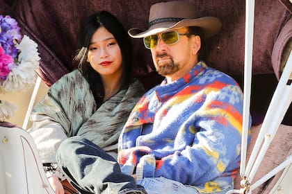 Nicolas Cage y su actual esposa, Riko Shibata