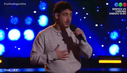 Nicolás Cantellanos, el participante de La Voz Argentina que eligió a Luck Ra