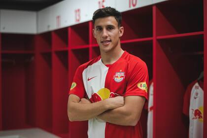 Nicolás Capaldo es el único argentino que juega en Salzburgo; sería titular este miércoles