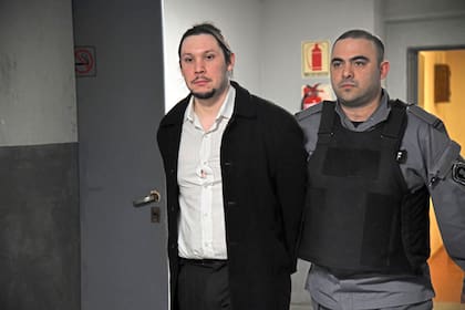 Nicolás Carrizo, antes de ser liberado