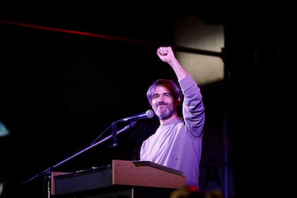 Nicolás del Caño en la convocatoria del PTS