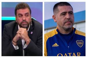 Nicolás Distasio y Juan Román Riquelme