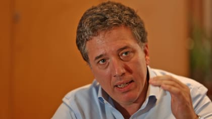 Nicolás Dujovne, en su despacho del Palacio de Hacienda