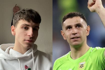 Nicolás, el joven al que compararon con Dibu Martínez