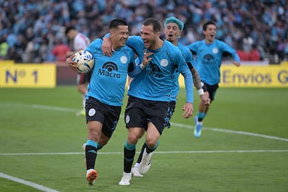 Nicolás Fernández ingresó en el complemento y marcó los dos tantos para el triunfo de Belgrano.