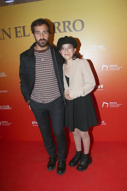 Nicolás Francella junto a Lola Chiara Carelli García, la niña que es su coprotagonista en este film