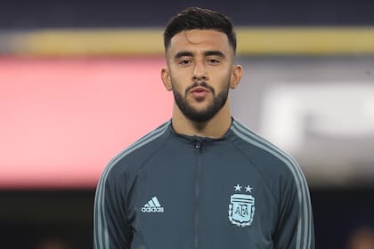 Nicolas Gonzalez en la formación en el estreno como titular ante Paraguay, por las eliminatorias sudamericanas; del sacrificio en las divisiones inferiores en Argentinos Juniors a disfrutar del presente en la selección