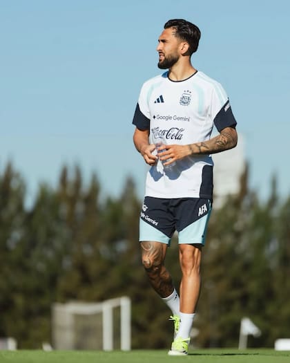 Nicolás González, un recurso polifuncional por la banda izquierda de la selección.