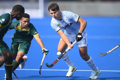 Nicolas Keenan fue titular en el debut de la Argentina en el Mundial de India 2023