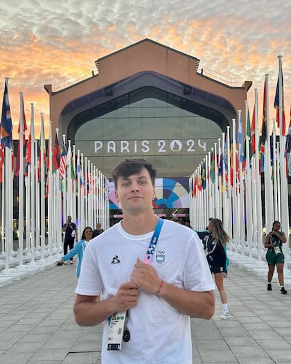 Nicolás Keenan jugó con Los Leones en los Juegos Olímpicos París 2024 (Foto: Instagram @nicokeenan)