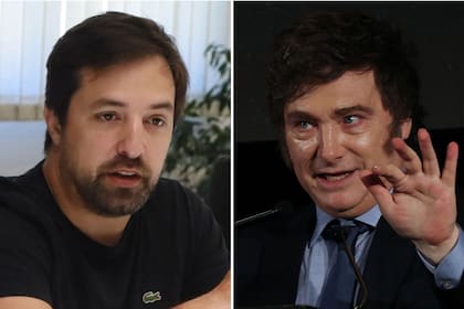Nicolás Kreplak y Javier Milei