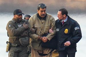 Nicolas Maduro, al ser llevado a los tribunales neoyorquinos