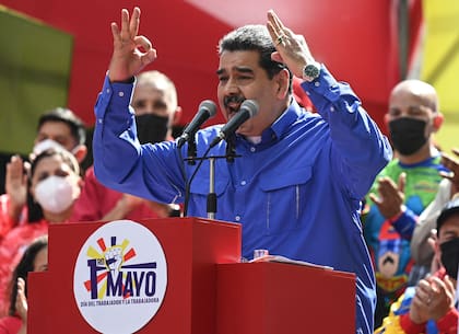 Nicolás Maduro durante un acto en Caracas (Archivo)