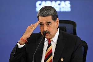 Nicolas Maduro durante una conferencia de prensa en Caracas