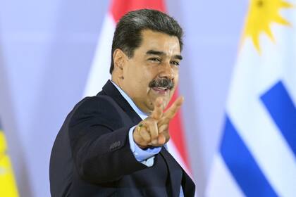 Nicolás Maduro, en el encuentro de mandatarios en Brasilia. (EVARISTO SA / AFP)