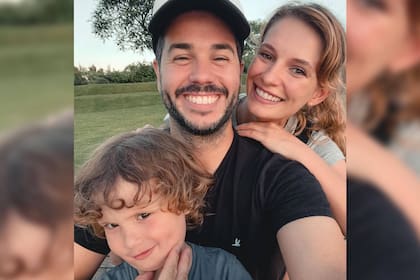 Nicolás Magaldi junto a su pareja e hijo (Foto Instagram @ngmagaldi)