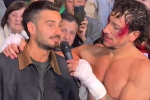 Nicolás Occhiato fue a ver Rocky y llenó de elogios a Nicolás Vázquez