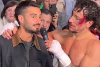 Nicolás Occhiato fue a ver Rocky y llenó de elogios a Nicolás Vázquez