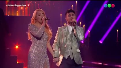 Nicolás Olmedo y Lali cantaron “Amor es presente” en La gran final de La Voz Argentina