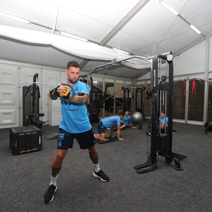 Nicolás Otamendi pasó por el gimnasio para continuar su preparación de cara al Mundial
Foto: INSTAGRAM / @afaseleccion