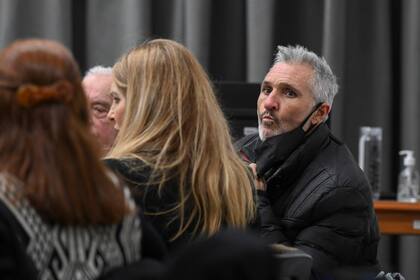 Nicolás Pachelo, en la sala de audiencias