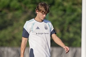 Nicolás Paz mantiene en alerta en la selección y sigue entrenándose de manera diferenciada