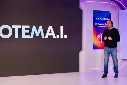 Nicolás Pimentel, fundador y director de Becoming Mode + Venture Partner en MrPink en la última edición del evento Innovación organizado por LA NACION