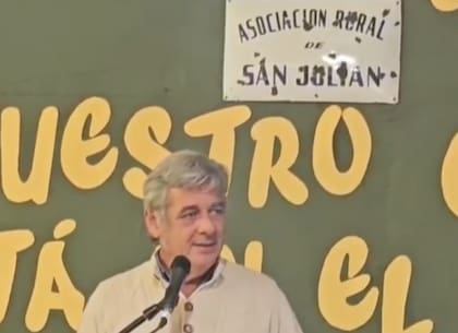 Nicolás Pino, titular de SRA, aseguró que "no está bueno" enterarse de un día para otro, sin explicaciones previas, de una medida inconsulta