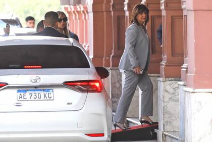 Llegada de Ministros a Casa Rosada. Patricia Bullrich, Ministra de seguridad