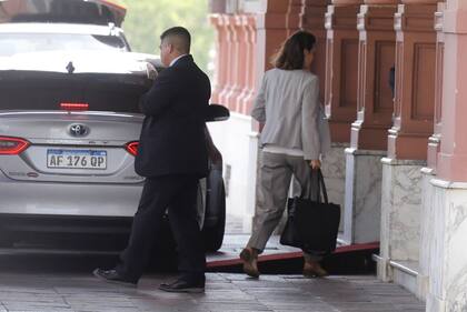 La Caciller Diana Mondino, llega a Casa Rosada