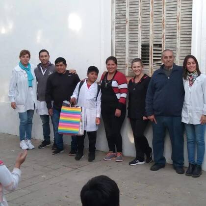 Nicolás recibió los aplausos y el reconocimiento de sus compañeros (Foto: Gentileza Escuela)