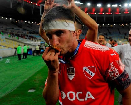 Nicolás Tagliafico era el capitán cuando Independiente consiguió Copa Sudamericana en 2017.