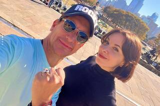 Nicolás Vázquez “entrena” en Filadelfia junto a Dai Fernández, la elegida para acompañarlo en Rocky