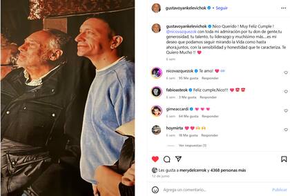 Nicolás Vázquez y Gustavo Yankelevich mantienen una estrecha relación personal y profesional desde hace años