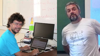 Nicolás Wolovick (izquierda) y Gustavo del Dago